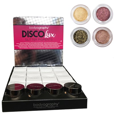 lux pigments disco intro glitter bodyography