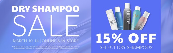 _CATEGORY PROMO Single Dry Shampoo Sale