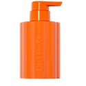 amika: forever friend refillable shampoo bottle orange