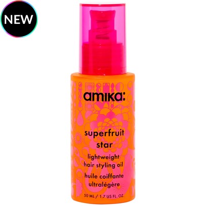 amika: superfruit star lightweight hair styling oil 1.7 Fl. Oz.