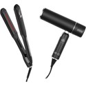 Gamma+ Glory IV Flat Iron and Ace Hair Dryer Bundle 2 pc.