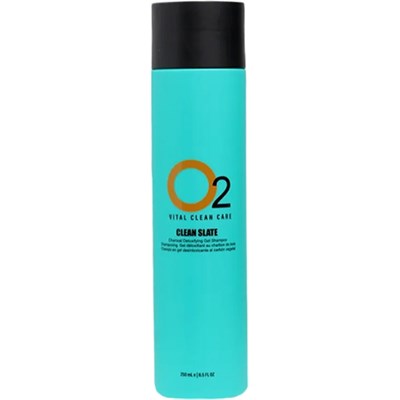 O2 CLEAN SLATE Charcoal Detoxifying Gel Shampoo 8.5 Fl. Oz.